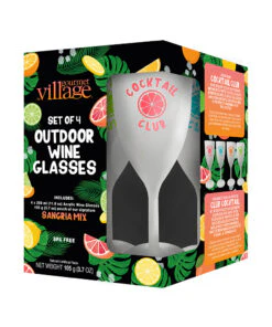 Outdoor Wine Glasses s/4